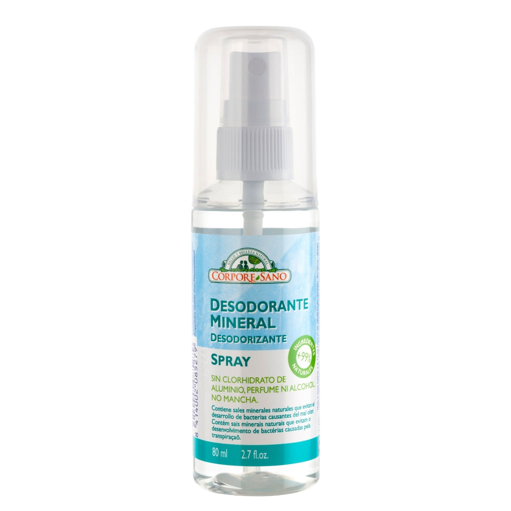 Desodorante Mineral En Spray Aloe Vera - 80ml