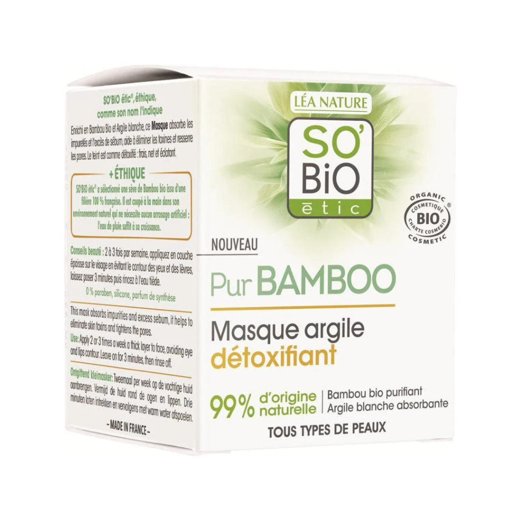 Máscara Facial Desintoxicante Bamboo - 50ml