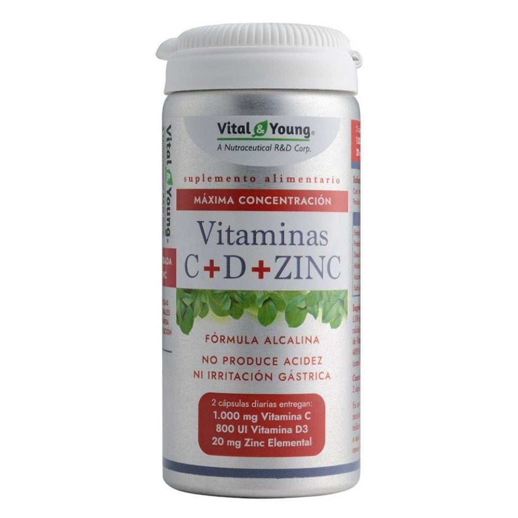 Vitaminas C+D+Zinc - 60cap