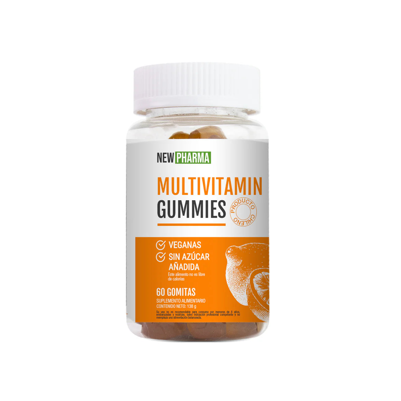 Multivitamínico 60 gomitas - New Pharma