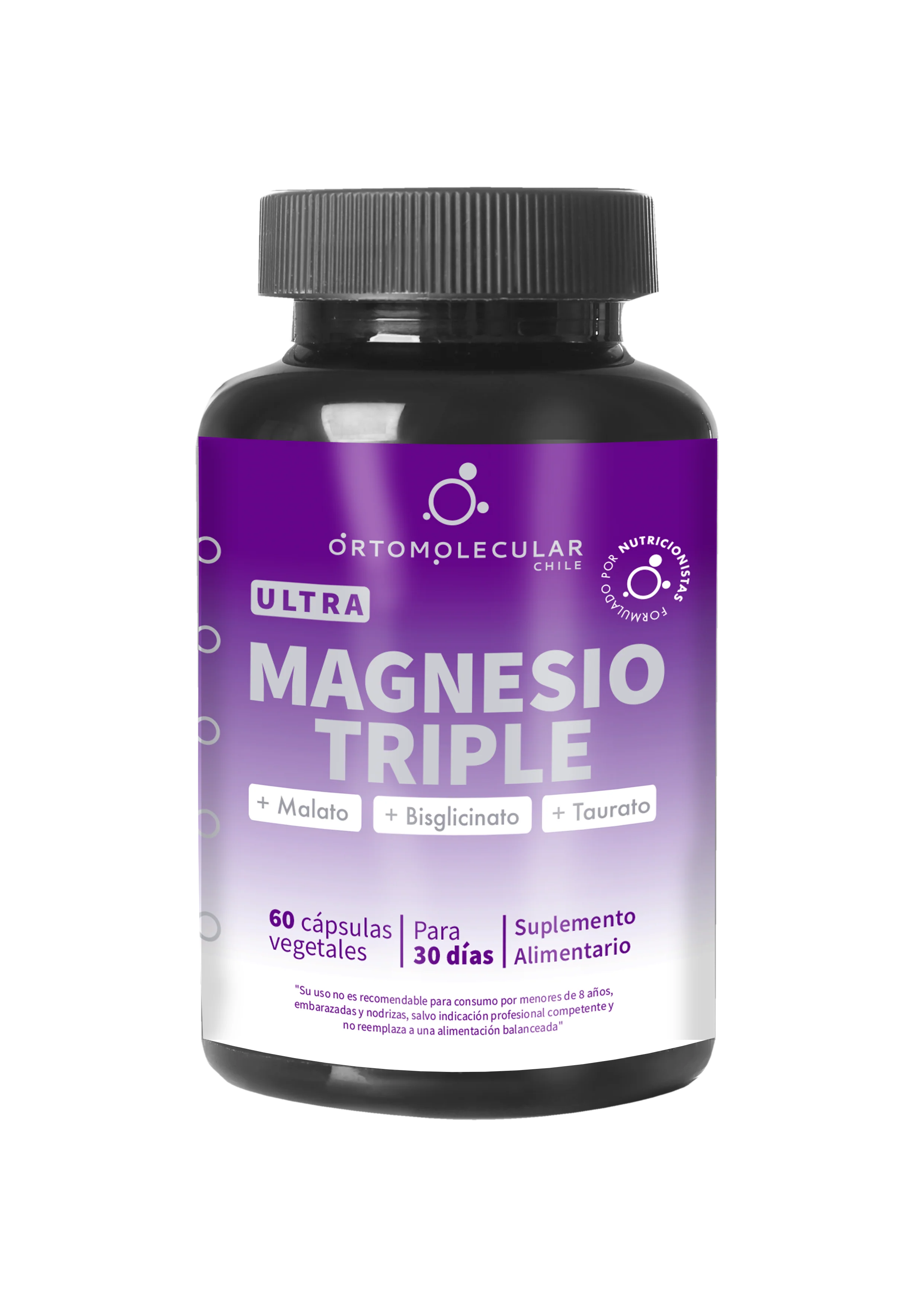 Ultra Magnesio Triple 60caps - Ortomolecular